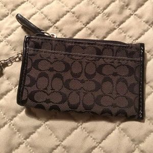 Coach Key Card Keychain